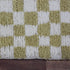 Green Checkered Rug, Moroccan Wool Rug, Handmade Berber Rug, Checkerboard Area Rug, Beni Ourain Carpet