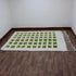 Green Moroccan Rug, Cream Geometric Rug, Handmade Berber Area Rug, Olive Green Carpet