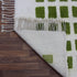 Green Moroccan Rug, Cream Geometric Rug, Handmade Berber Area Rug, Olive Green Carpet