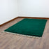 Green Moroccan Wool Rug, Solid Emerald Berber Rug, Handmade Plush Area Carpet, Minimalist Beni Ourain Rug