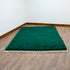 Green Moroccan Wool Rug, Solid Emerald Berber Rug, Handmade Plush Area Carpet, Minimalist Beni Ourain Rug