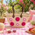 Handmade Moroccan Straw Basket Bag, Woven Smiley Face Beach Tote, Raffia Summer Market Bag, Boho Gift for Her