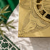 Hand Engraved Brass Square Floor Drain | Decorative Floral Shower Drain Cover