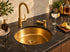 Hand-Hammered Solid Brass Round Sink – Moroccan Artisan Basin