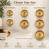 Hand-Hammered Solid Brass Round Sink – Moroccan Artisan Basin