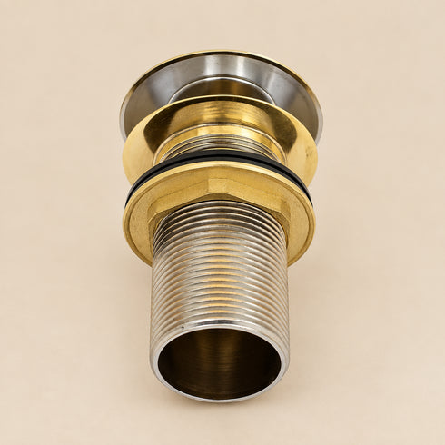 Moroccan Handcrafted Brass Pop-Up Sink Drain Stopper for Vessel Sinks