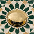 Moroccan Handcrafted Brass Pop-Up Sink Drain Stopper for Vessel Sinks