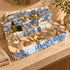 Handcrafted Brass Wall-Mounted Faucet with Classic Cross Handles