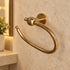 Handcrafted Engraved Brass Towel Ring – Moroccan Wall-Mounted Bathroom