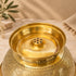 Handcrafted Brass Kitchen Sink Basket Strainer Drain with Removable Filter