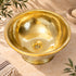 Handcrafted Brass Kitchen Sink Basket Strainer Drain with Removable Filter