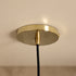 Handcrafted Hammered Brass Cylinder Pendant Light