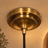 Handcrafted Hammered Brass Pendant Light – Vintage Bowl Ceiling Lamp
