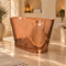 Handcrafted moroccan Hammered Copper Freestanding Soaking Bathtub