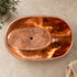 Handcrafted moroccan Hammered Copper Freestanding Soaking Bathtub