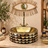 Handcrafted Moroccan Brass Faucet with Black & White Inlay