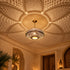 Handcrafted Moroccan Brass Pendant Light – Pierced Metal Ceiling Lamp