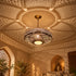 Handcrafted Moroccan Brass Pendant Light – Pierced Metal Ceiling Lamp