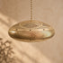 Handcrafted Moroccan Brass Pendant Light – Pierced Metal Ceiling Lamp