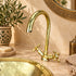 Handcrafted Moroccan Brass Sink & Faucet Set with Complete Installation Kit