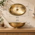 Handcrafted Moroccan Brass Sink & Faucet Set with Complete Installation Kit