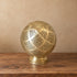 Handcrafted Moroccan Brass Table Lamp – Pierced Metal Globe Light