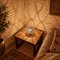 Handcrafted Moroccan Brass Table Lamp – Pierced Metal Lantern with Warm Ambient Light & Decorative Shadow Patterns