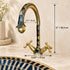 Handcrafted Moroccan Brass Wall-Mounted Basin Stand with Decorative Faucet