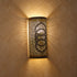 Handcrafted Moroccan Brass Wall Sconce – Pierced Decorative Metal Light