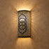 Handcrafted Moroccan Brass Wall Sconce – Pierced Decorative Metal Light