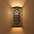 Handcrafted Moroccan Brass Wall Sconce – Pierced Decorative Metal Light