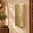 Handcrafted Moroccan Brass Wall Sconce – Pierced Metal Decorative Wall Light