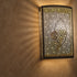 Handcrafted Moroccan Brass Wall Sconce – Pierced Metal Decorative Wall Light