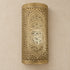 Handcrafted Moroccan Brass Wall Sconce – Pierced Metal Wall Light