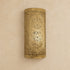 Handcrafted Moroccan Brass Wall Sconce – Pierced Metal Wall Light
