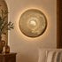 Handcrafted Moroccan Round Brass Wall Light – Pierced Metal Sconce, Decorative Ambient Wall Lamp