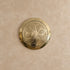 Handcrafted Moroccan Round Brass Wall Light – Pierced Metal Sconce with Decorative Shadow Effect