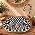 Handcrafted Moroccan Wall-Mounted Mosaic Basin with Brass Faucet