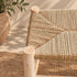 Handcrafted Moroccan Wooden Bench with Natural Woven Reed Seat – Rustic Boho Accent Seating