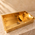 Handcrafted Polished Brass Rectangular Sink – Moroccan Artisan Basin