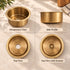 Handcrafted Round Solid Brass Sink – Moroccan Artisan Basin