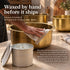 Handcrafted Round Solid Brass Sink – Moroccan Artisan Basin