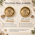 Handcrafted Round Solid Brass Sink – Moroccan Artisan Basin