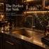 Handcrafted Solid Brass Undermount Sink – Aged Bronze Patina