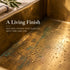 Handcrafted Solid Brass Undermount Sink – Aged Bronze Patina