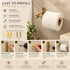 Handcrafted Solid Brass Wall-Mounted Toilet Paper Holder