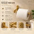 Handcrafted Solid Brass Wall-Mounted Toilet Paper Holder