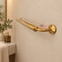 Handcrafted Solid Brass Wall-Mounted Towel Bar