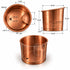 Handcrafted Solid Copper Cold Plunge Bathtub with Built-In Seat