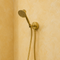 Handcrafted Brass Handheld Shower Set with Wall Mount & Flexible Hose